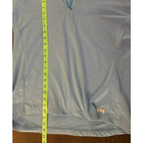 Helly Hansen Verglas Blue 1/2-Zip Long Sleeve Pullover Athletic Top Size XL - Picture 8 of 8
